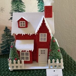 New Target Wondershop Light Up Paper Christmas Village House